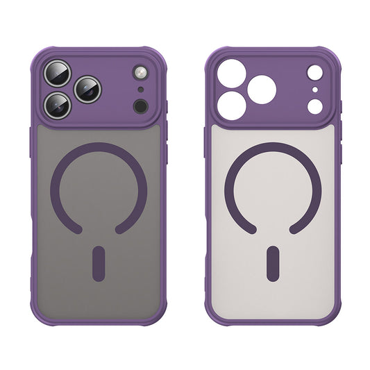 Capa MagSafe para Apple iPhone 17 Pro Max, Techsuit, HaloFrost II, Roxo