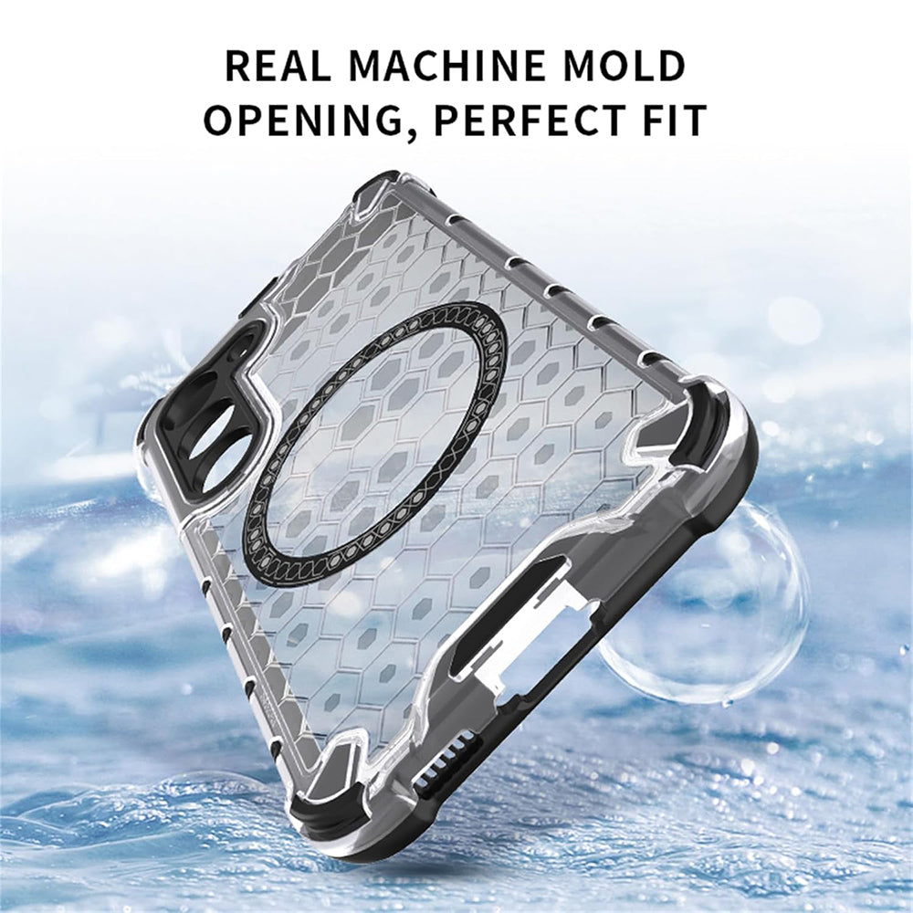 Capa MagSafe para Apple iPhone 17 Pro Max, Techsuit, HoneyComb Shield, Preta