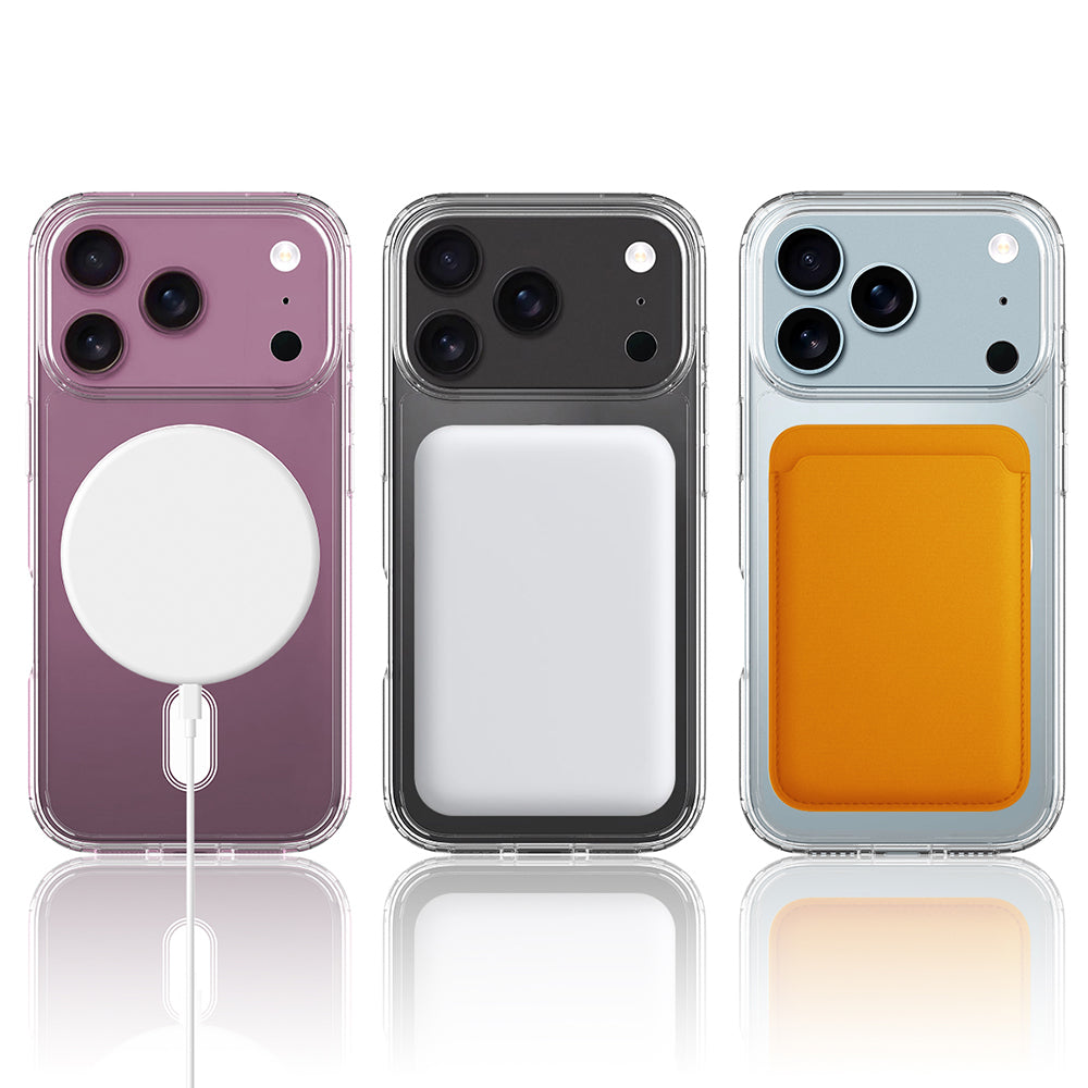 Capa MagSafe para Apple iPhone 17 Pro Max, Techsuit, Pro, Transparente