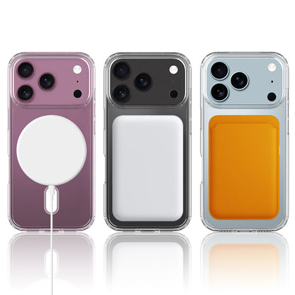 Capa MagSafe para Apple iPhone 17 Pro Max, Techsuit, Pro, Transparente