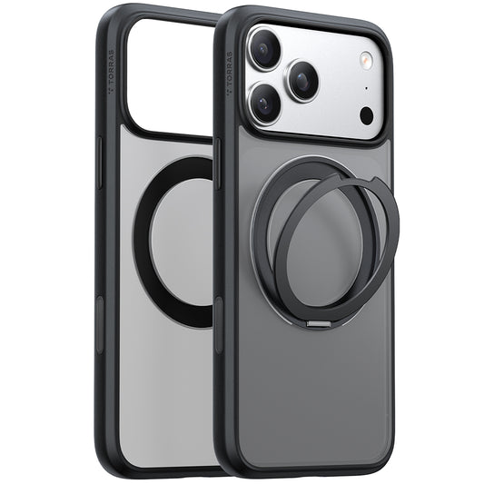 Capa MagSafe para Apple iPhone 17 Pro Max, Torras, Ostand Pro, Preta