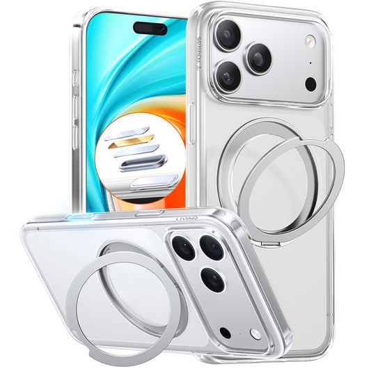 Capa MagSafe para Apple iPhone 17 Pro Max, Torras, Ostand Pro, Transparente
