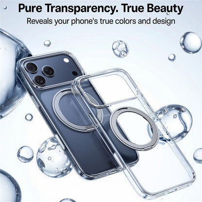 Capa MagSafe para Apple iPhone 17 Pro Max, Torras, Ostand Pro, Transparente