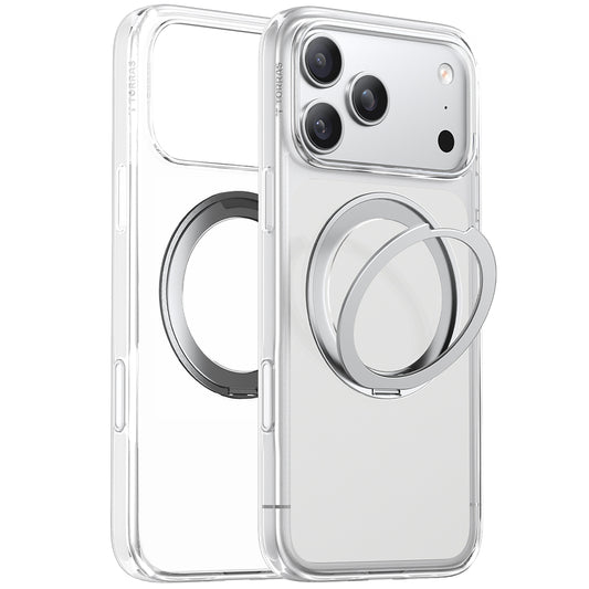 Capa MagSafe para Apple iPhone 17 Pro Max, Torras, Ostand Pro, Transparente