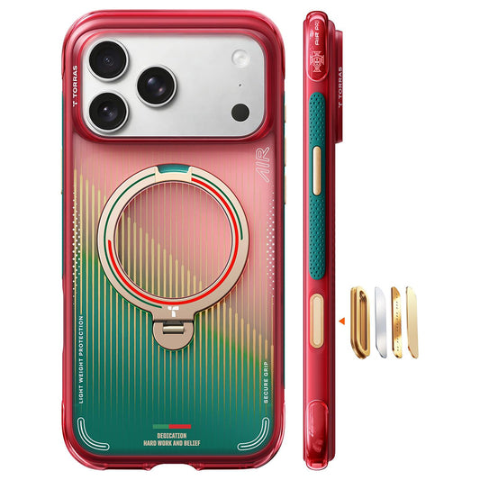 Capa MagSafe para Apple iPhone 17 Pro Max, Torras, Ostand Q3 Air, Glory Slash