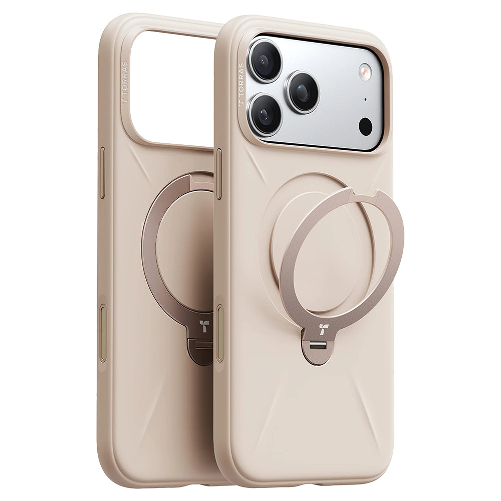 MagSafe Case for Apple iPhone 17 Pro Max, Torras, QPRO Silicone, Gold
