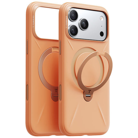 Capa MagSafe para Apple iPhone 17 Pro Max, Torras, QPRO Silicone, Laranja