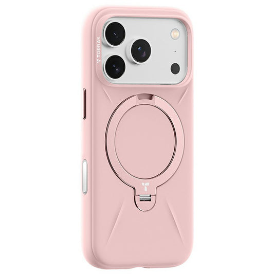 Capa MagSafe para Apple iPhone 17 Pro Max, Torras, QPRO Silicone, Rosa