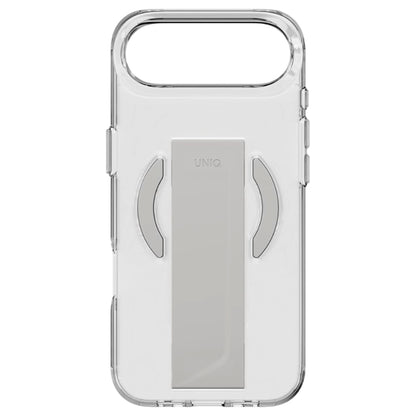 Capa MagSafe para Apple iPhone 17 Pro Max, UNIQ, Heldro Air MagClick, Cinza Transparente