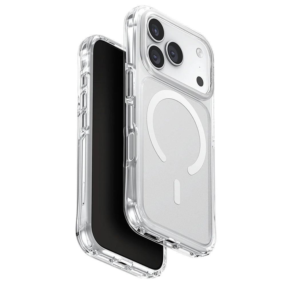 Capa MagSafe para Apple iPhone 17 Pro Max, UNIQ, LifePro Xtreme MagClick, Transparente