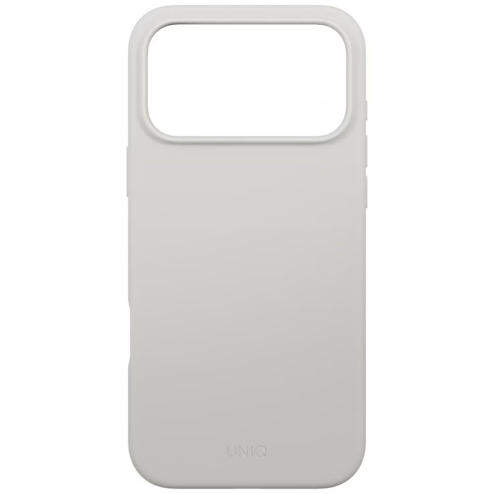 Capa MagSafe para Apple iPhone 17 Pro Max, UNIQ, Lino MagClick, Cinzento