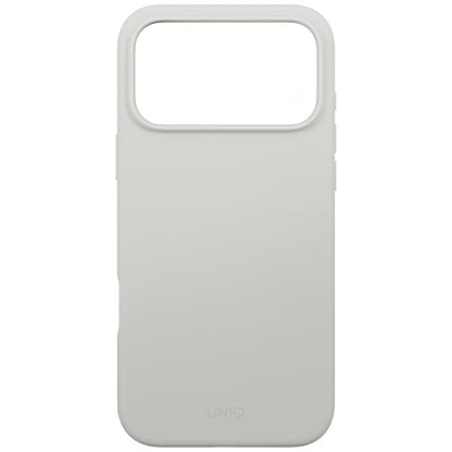 Capa MagSafe para Apple iPhone 17 Pro Max, UNIQ, Lino MagClick, Cinzento