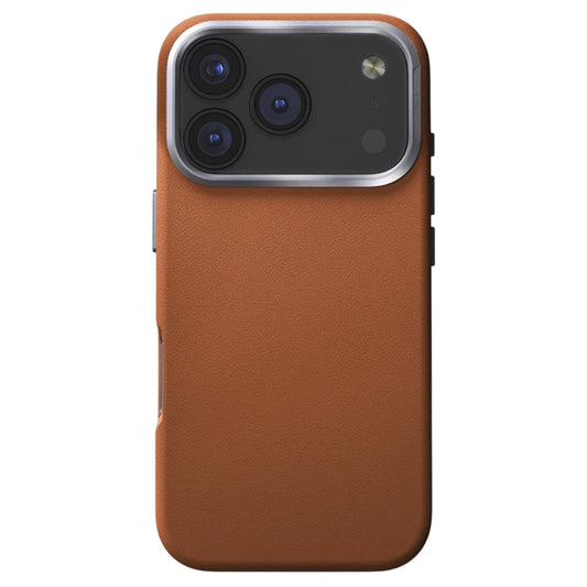 Capa MagSafe para Apple iPhone 17 Pro Max, UNIQ, Lyden Leatherette, Castanha