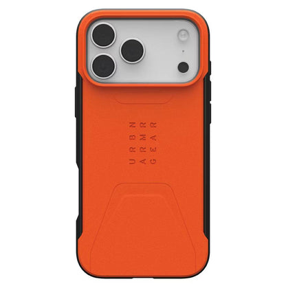 Capa MagSafe para Apple iPhone 17 Pro Max, Urban Armor Gear, Civilian LT, Laranja