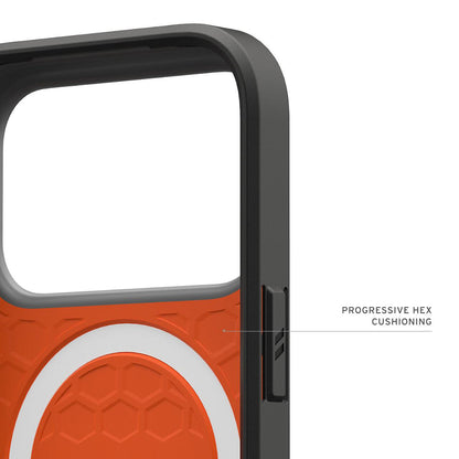 Capa MagSafe para Apple iPhone 17 Pro Max, Urban Armor Gear, Civilian LT, Laranja