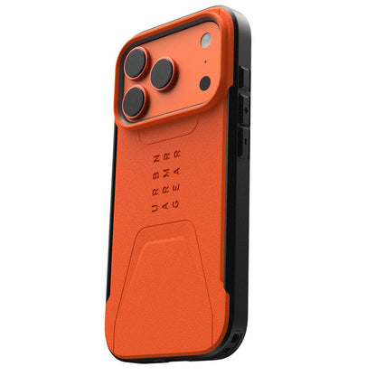 Capa MagSafe para Apple iPhone 17 Pro Max, Urban Armor Gear, Civilian LT, Laranja