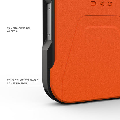 Capa MagSafe para Apple iPhone 17 Pro Max, Urban Armor Gear, Civilian LT, Laranja