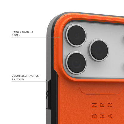 Capa MagSafe para Apple iPhone 17 Pro Max, Urban Armor Gear, Civilian LT, Laranja
