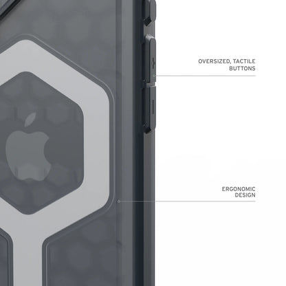 Capa MagSafe para Apple iPhone 17 Pro Max, Urban Armor Gear, Essential Armor, Cinza