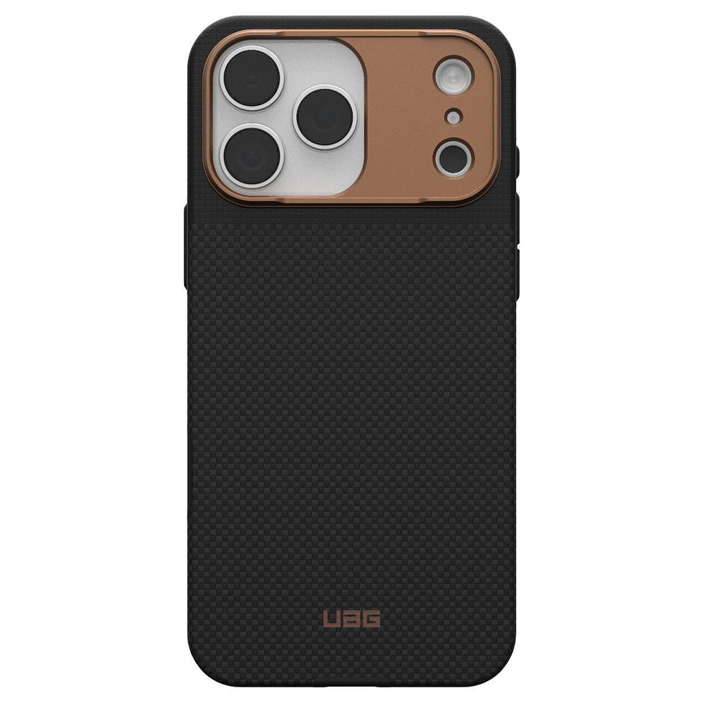 Capa MagSafe para Apple iPhone 17 Pro Max, Urban Armor Gear, Fibr Armr, Preto Bronze