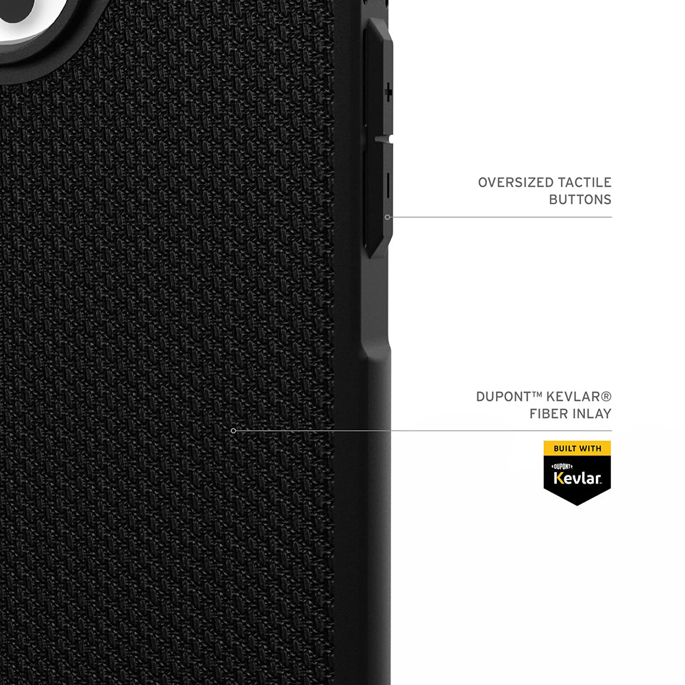 Capa MagSafe para Apple iPhone 17 Pro Max, Urban Armor Gear, Metropolis LT Kevlar, Preta
