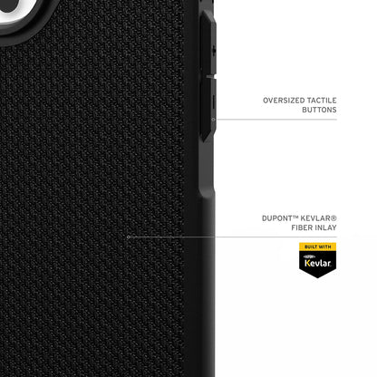 Capa MagSafe para Apple iPhone 17 Pro Max, Urban Armor Gear, Metropolis LT Kevlar, Preta