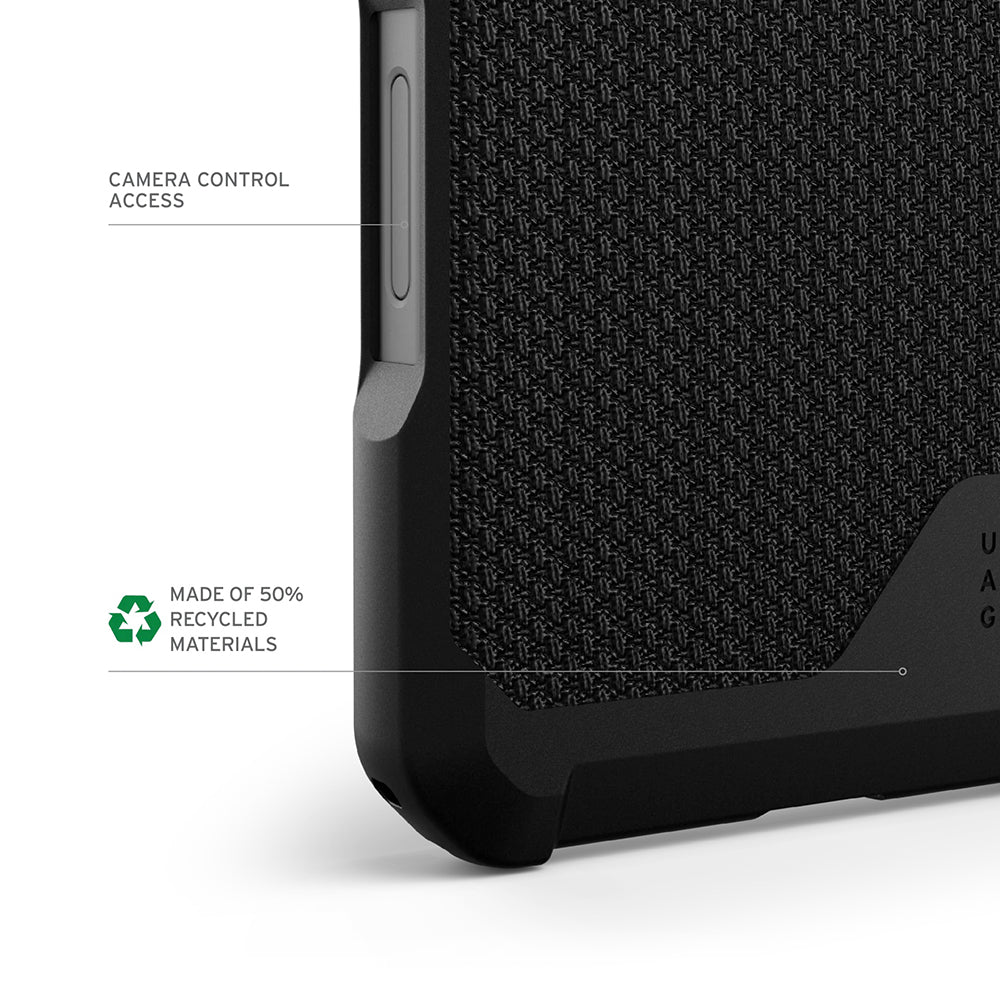 Capa MagSafe para Apple iPhone 17 Pro Max, Urban Armor Gear, Metropolis LT Kevlar, Preta