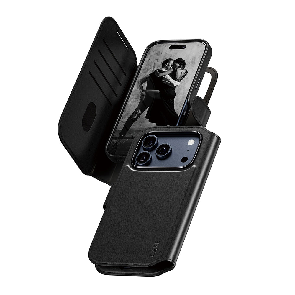 Capa MagSafe para Apple iPhone 17 Pro, PanzerGlass, Care Feature Tango Two-in-One, Preta