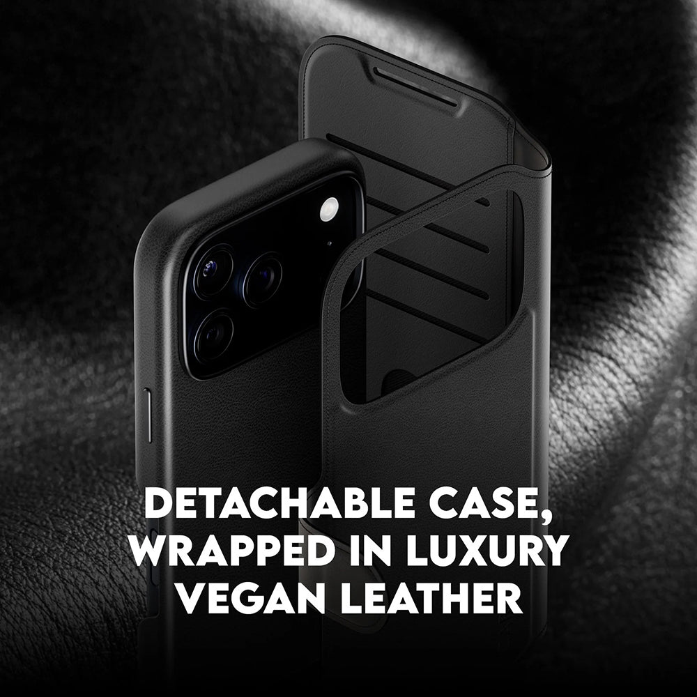 Capa MagSafe para Apple iPhone 17 Pro, PanzerGlass, Care Feature Tango Two-in-One, Preta
