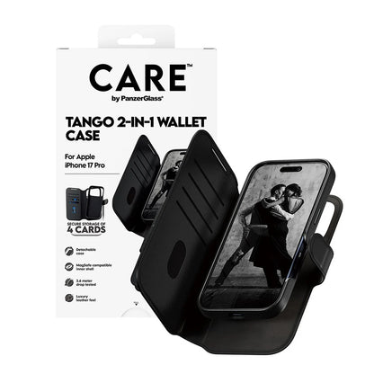 Capa MagSafe para Apple iPhone 17 Pro, PanzerGlass, Care Feature Tango Two-in-One, Preta
