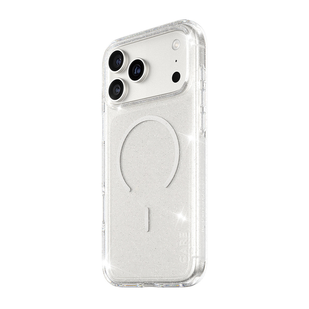 Capa MagSafe para Apple iPhone 17 Pro, PanzerGlass, Care Urban Explorer Star Lit, Transparente Branca