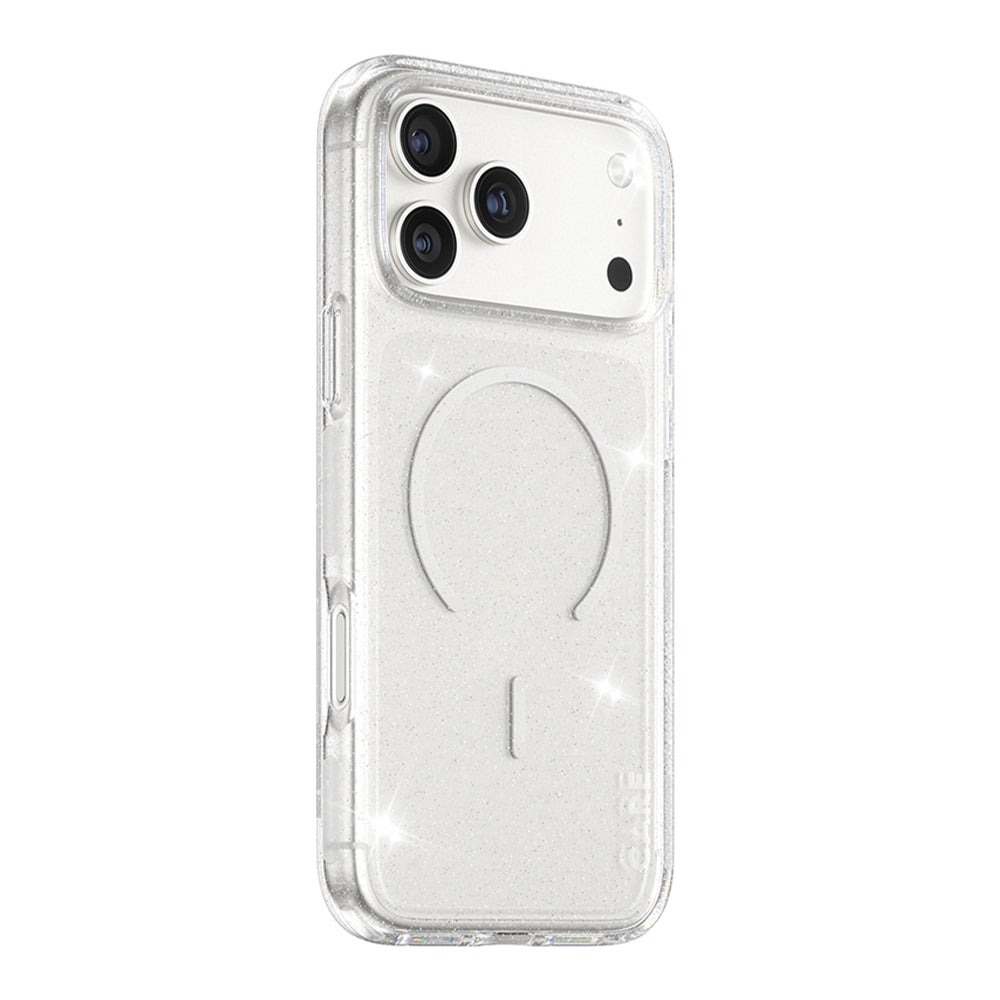 Capa MagSafe para Apple iPhone 17 Pro, PanzerGlass, Care Urban Explorer Star Lit, Transparente Branca