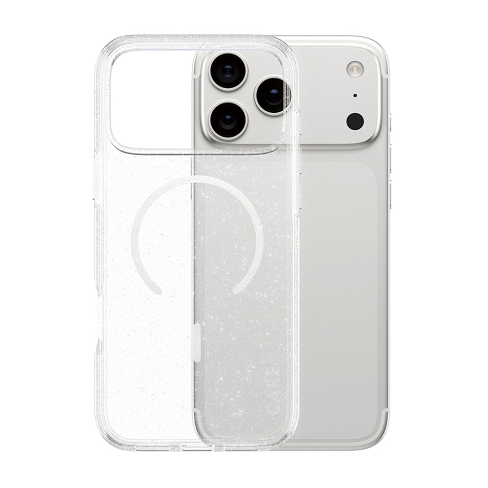 Capa MagSafe para Apple iPhone 17 Pro, PanzerGlass, Care Urban Explorer Star Lit, Transparente Branca