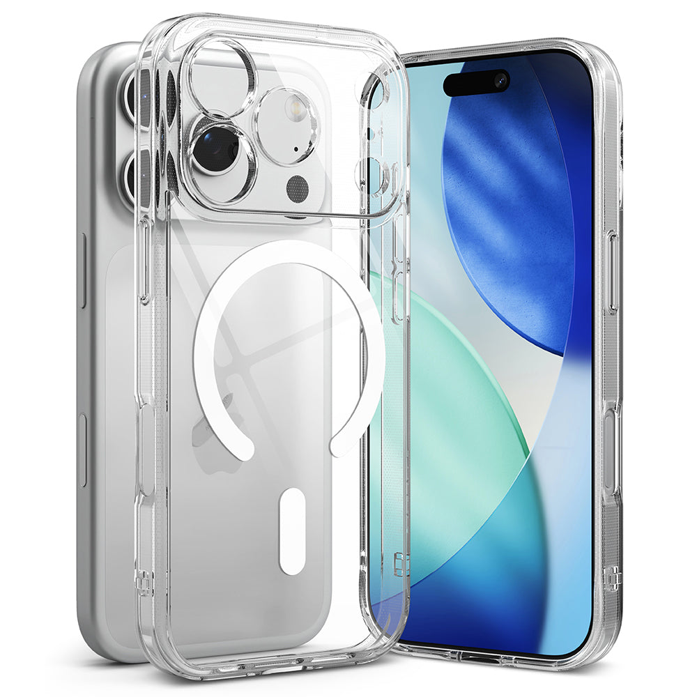 Capa MagSafe para Apple iPhone 17 Pro, Ringke, Fusion, Transparente