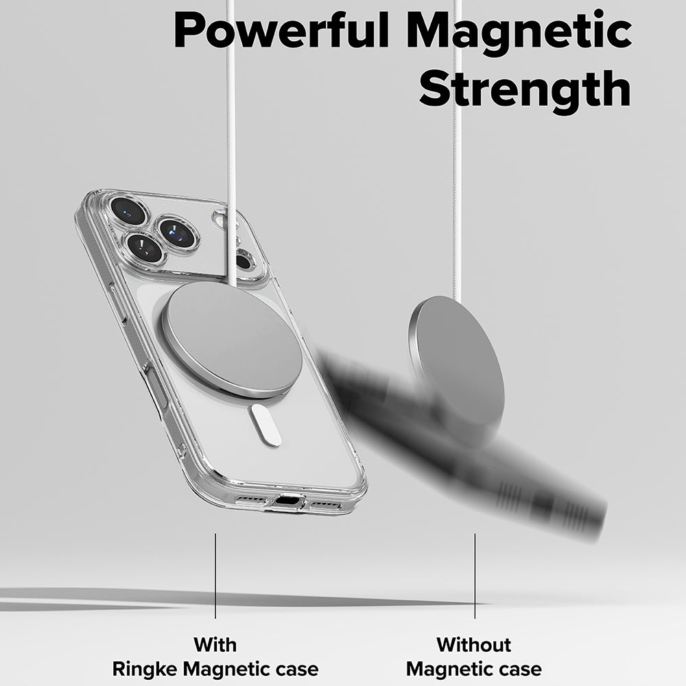 Capa MagSafe para Apple iPhone 17 Pro, Ringke, Fusion, Transparente