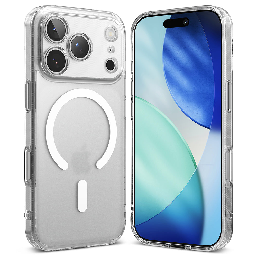 Capa MagSafe para Apple iPhone 17 Pro, Ringke, Fusion, Transparente Fosca
