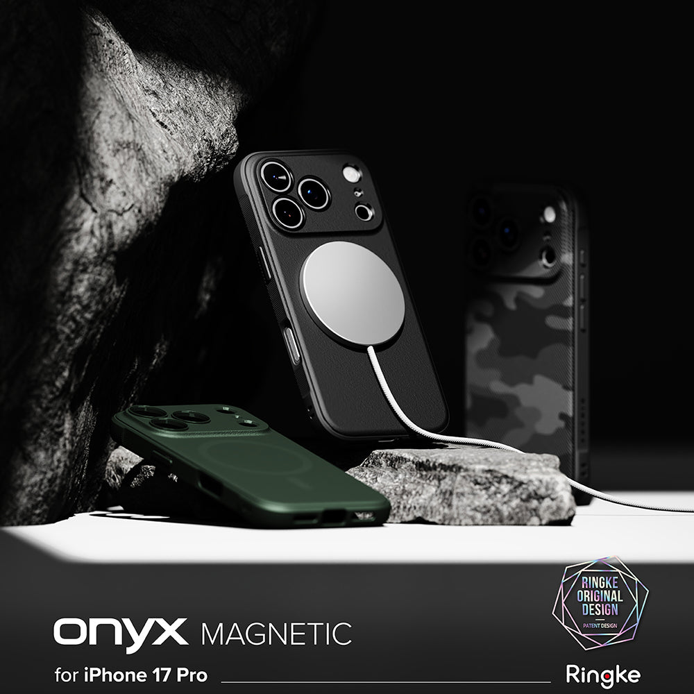 Capa MagSafe para Apple iPhone 17 Pro, Ringke, Onyx, Preta