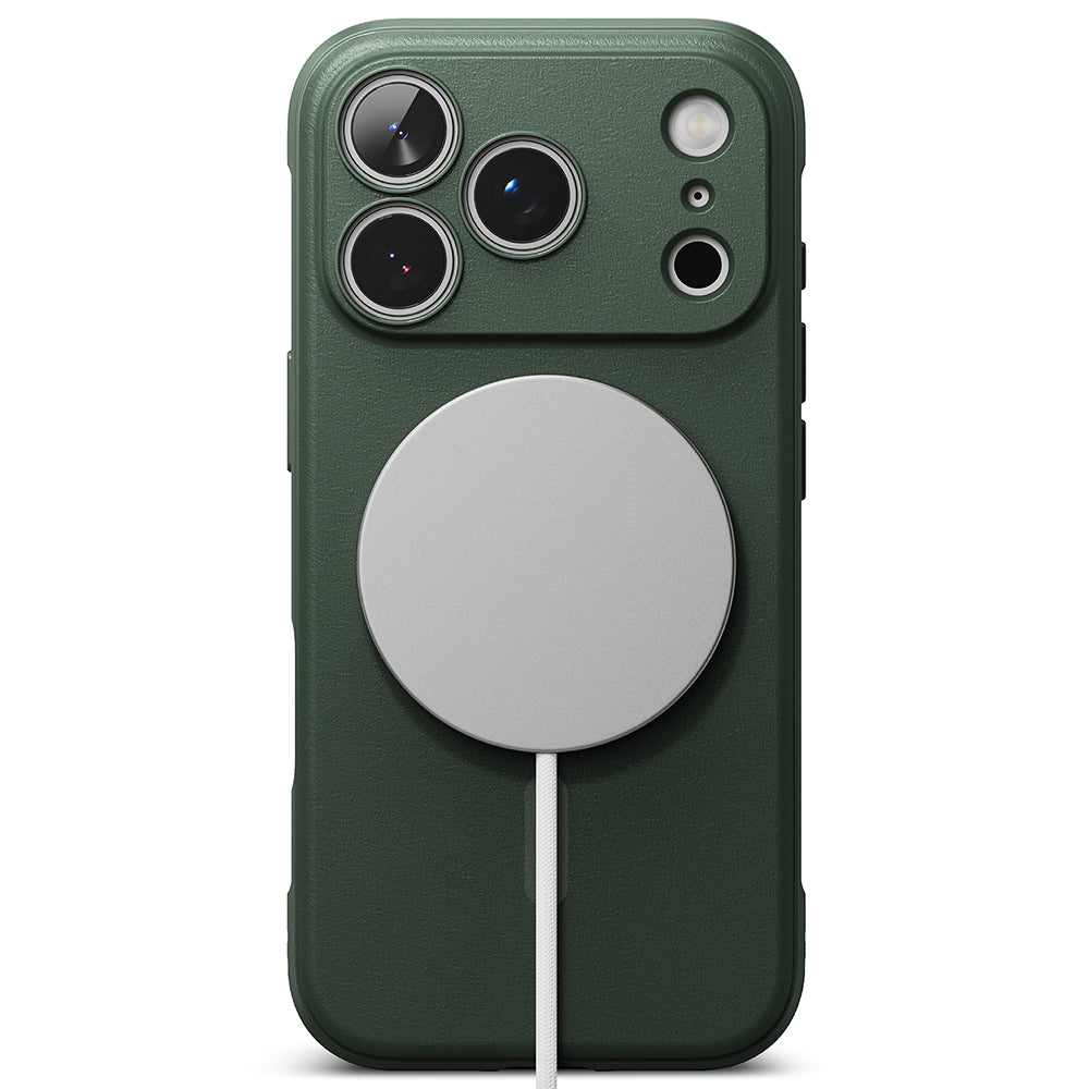 Capa MagSafe para Apple iPhone 17 Pro, Ringke, Ônix, Verde Escuro