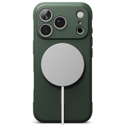 Capa MagSafe para Apple iPhone 17 Pro, Ringke, Ônix, Verde Escuro