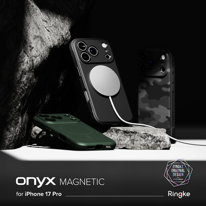 Capa MagSafe para Apple iPhone 17 Pro, Ringke, Ônix, Verde Escuro