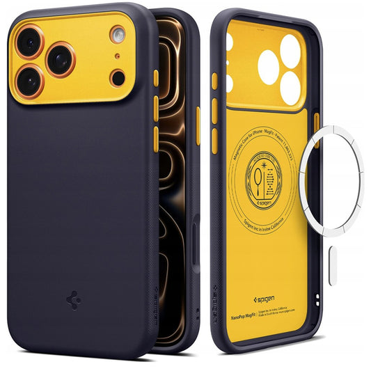 Capa MagSafe para Apple iPhone 17 Pro, Spigen, Caseology Nano Pop, Roxo