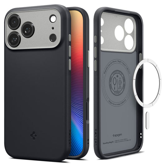Capa MagSafe para Apple iPhone 17 Pro, Spigen, Caseology Nano Pop, Preta