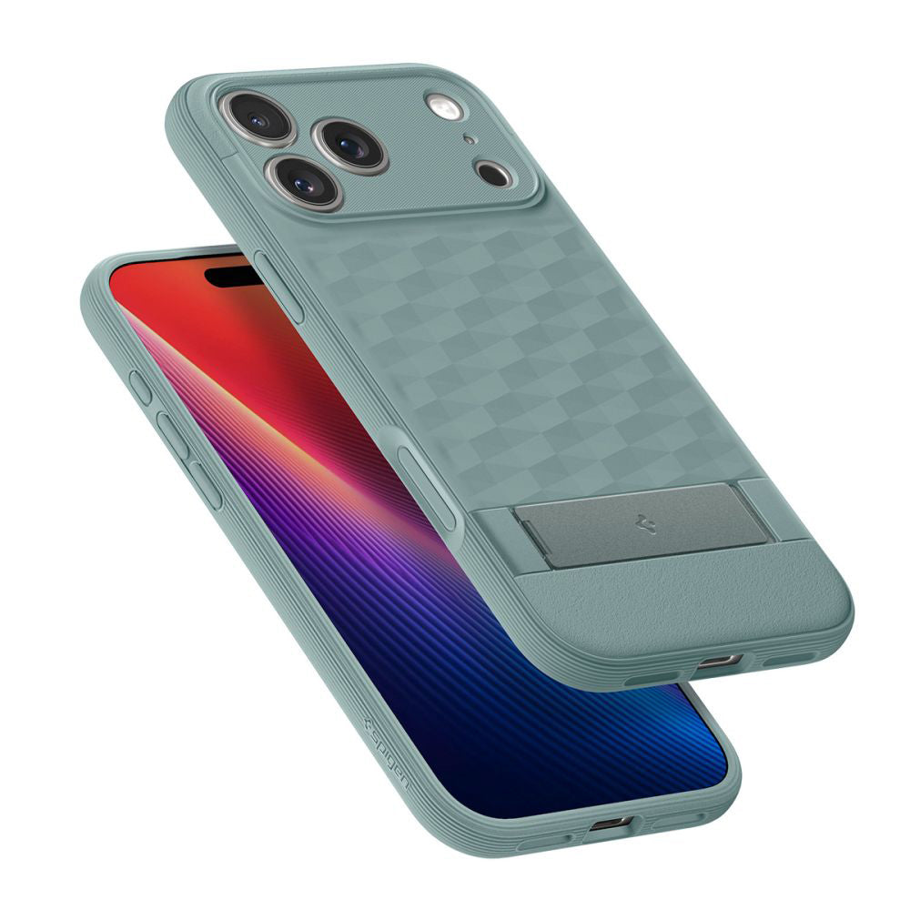 Capa MagSafe para Apple iPhone 17 Pro, Spigen, Caseology Parallax S, Verde