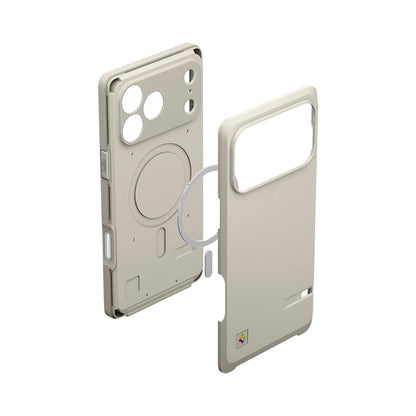 Capa MagSafe para Apple iPhone 17 Pro, Spigen, Classic LS, Creme