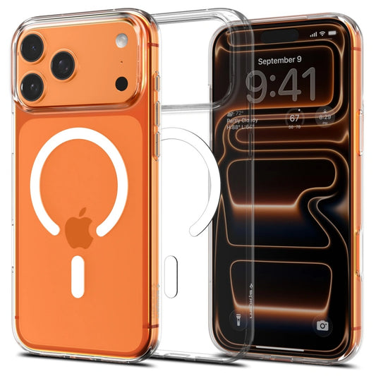 Capa MagSafe para Apple iPhone 17 Pro, Spigen, Liquid Crystal, Branca