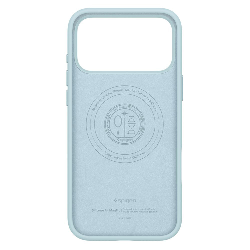 Capa MagSafe para Apple iPhone 17 Pro, Spigen, Silicone Fit, Azul