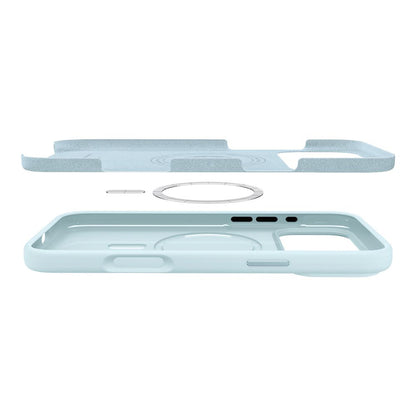 Capa MagSafe para Apple iPhone 17 Pro, Spigen, Silicone Fit, Azul