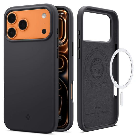 Capa MagSafe para Apple iPhone 17 Pro, Spigen, Silicone Fit, Preta