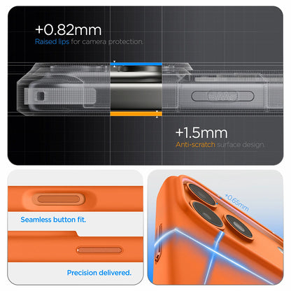 Capa MagSafe para Apple iPhone 17 Pro, Spigen, Silicone Fit, Laranja ACS11379