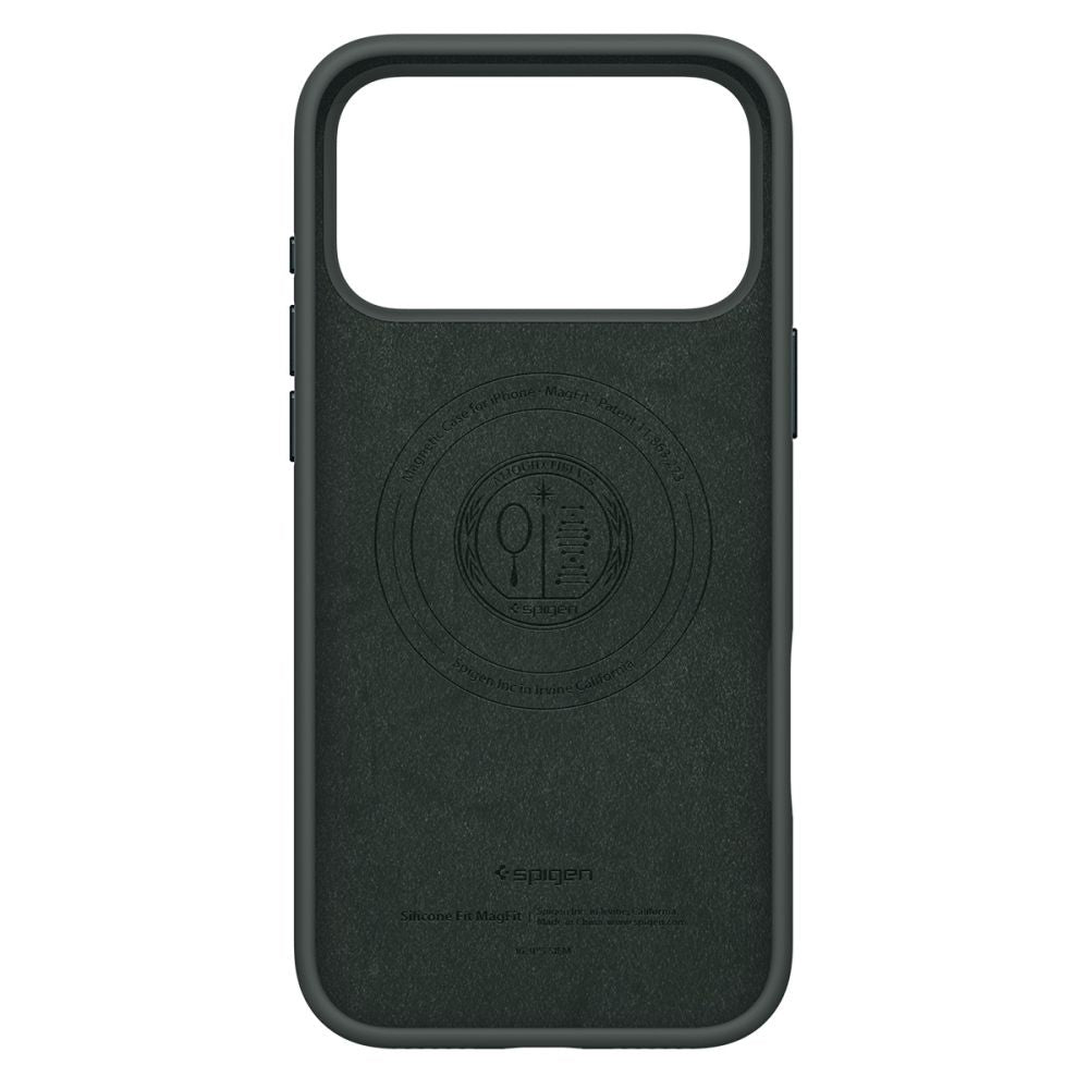 Capa MagSafe para Apple iPhone 17 Pro, Spigen, Silicone Fit, Verde